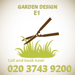 E1 small garden designs Wapping