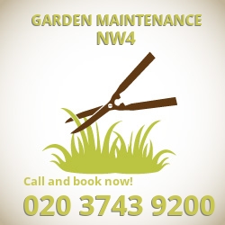 The Burroughs garden lawn maintenance NW4